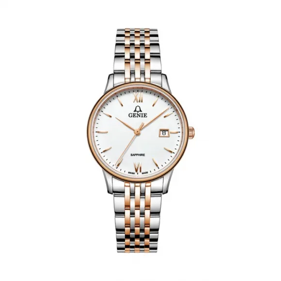 爵尼/Genie 塞贝娜系列 316L精钢 29mm 石英机芯 女表 GNQ-T2038L-RW
