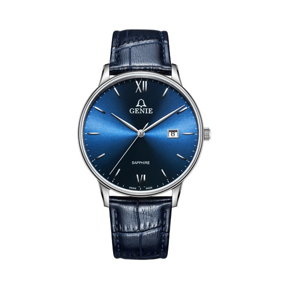爵尼/Genie 塞贝娜系列 316L精钢 40mm 石英机芯 男表 GNQ-T2038M-LWL