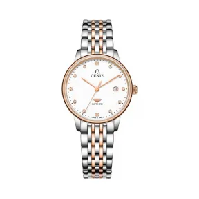 爵尼/Genie 柏诺维系列 316L精钢 29mm 石英机芯 女表 GNQ-T2039L-DRW