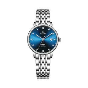 爵尼/Genie 柏诺维系列 316L精钢 29mm 石英机芯 女表 GNQ-T2039L-DWL