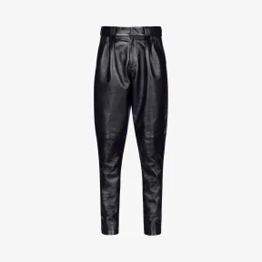 纪梵希/Givenchy 男士 皮革萝卜裤 BM508460D9-001