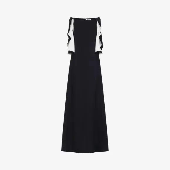 纪梵希/Givenchy 女士 撞色荷叶边晚礼裙 BW20KT10F4-004