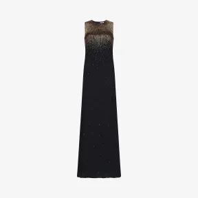 纪梵希/Givenchy 女士 亮片刺绣真丝晚礼裙 BW20Q010R4-001