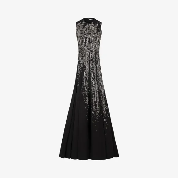 纪梵希/Givenchy 女士 植物刺绣无袖晚礼裙 BW20RUG0FV-040