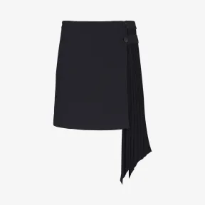 纪梵希/Givenchy 女士 褶裥裆布迷你裙 BW402A10EG-001