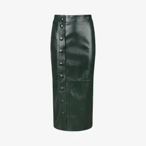 纪梵希/Givenchy 女士 皮革铅笔裙 BW406J60C0-304