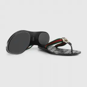 古驰/Gucci “GG thong”配以双G装饰和织带细节。 270374_H9020_8476