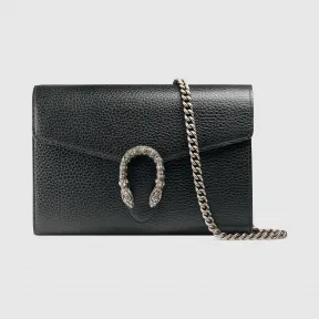 古驰/Gucci Dionysus系列皮革迷你链条手袋 401231-CAOGN-8176