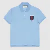 古驰/Gucci 织带盾牌纯棉polo衫 408322 X7333 4907