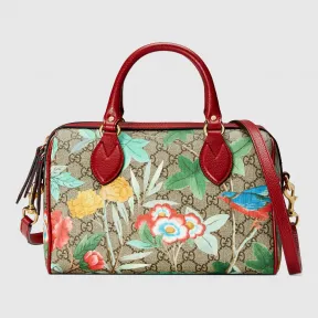 古驰/Gucci Gucci Tian GG 高级人造革波士顿式手提包 409529 K0L2G 8691