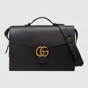 古驰/Gucci GG Marmont 真皮公文包 414483 CVL0T 1000