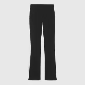 古驰/Gucci 弹力真丝羊毛紧身喇叭裤 432761 ZHM02 1000