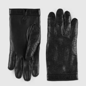 古驰/Gucci Gucci Signature手套 434211_B6500_1000