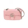 古驰/Gucci GG MARMONT 粉红色 牛皮 手袋 446744-DTDIT-5815