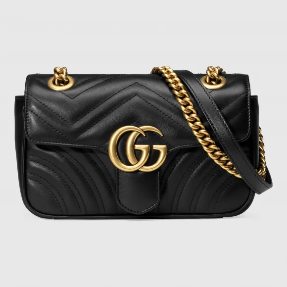 古驰/Gucci GG Marmont绗缝迷你手袋 446744 DTDID 1000