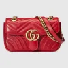 古驰/Gucci GG Marmont绗缝迷你手袋 446744 DTDID 6433