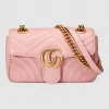 古驰/Gucci GG Marmont系列绗缝迷你手袋 446744 DTDIT 5909