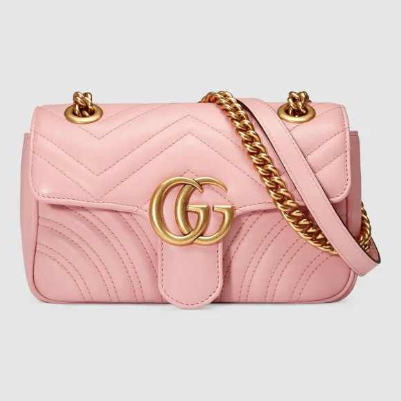 古驰/Gucci GG Marmont系列绗缝迷你手袋 446744 DTDIT 5909