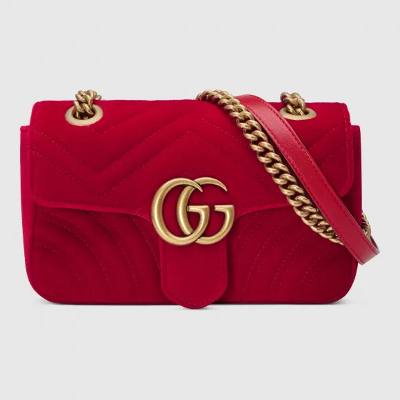 古驰/Gucci GG Marmont系列迷你手袋 446744 K4D2T 6433