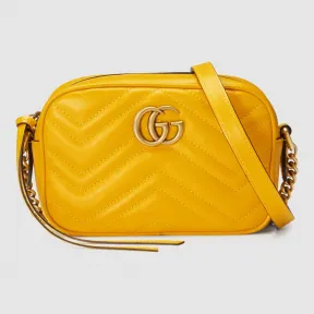 古驰/Gucci GG Marmont 绗缝迷你手袋 448065 DRW1T 7223