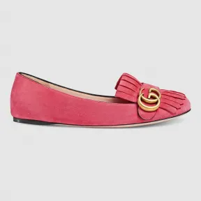 古驰/Gucci 麂皮平底芭蕾舞鞋 453373 C2000 5633