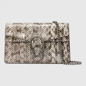 古驰/Gucci Dionysus系列蛇皮超迷你手袋 476432 LOO0N 9535