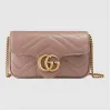 古驰/Gucci GG Marmont系列绗缝皮革超迷你手袋 476433 DSVRT 5729