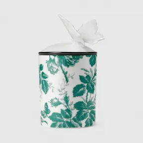 古驰/Gucci Herbosum香型中号饰腊叶印花和蝴蝶烛台 483897-ZAP08-3202