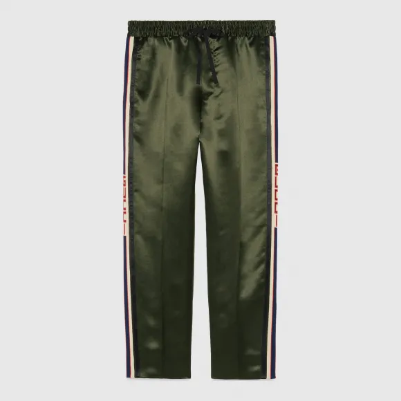 古驰/Gucci Gucci条纹醋纤慢跑长裤 495697 Z791A 3230
