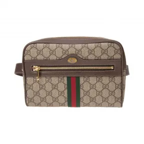 古驰/Gucci 啡色 PVC  腰包 517077-9613B-8745