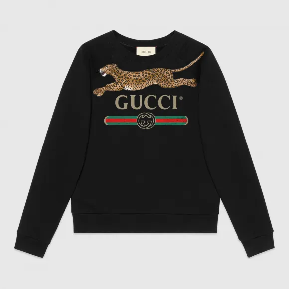古驰/Gucci 美洲豹Gucci标识卫衣 527743 X9X94 1082