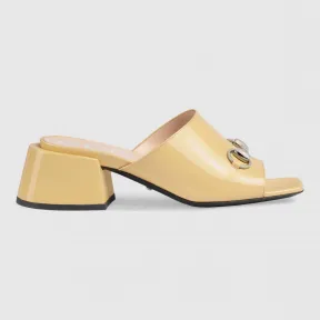 古驰/Gucci 漆皮中跟凉拖 543188 BNC00 9327