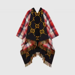 古驰/Gucci 双面GG羊毛披巾 553118-4G200-6568