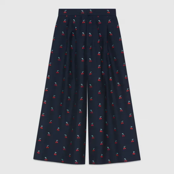 古驰/Gucci 樱桃切丝羊毛裙裤 569126 ZABMY 4956