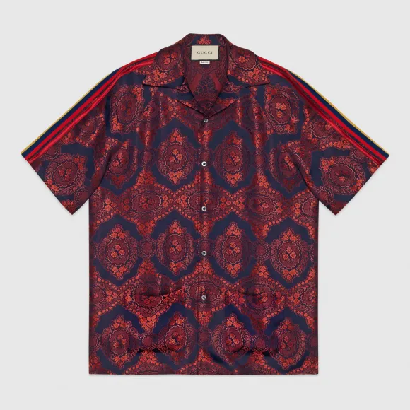 古驰/Gucci 巴洛克风格提花保龄球衫 572517 ZAAEV 4956
