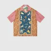 古驰/Gucci 超大造型印花真丝保龄球衫 574559 ZACPB 4384