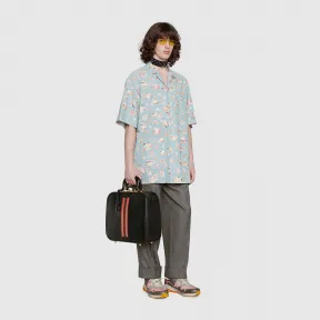 古驰/Gucci 超大造型印花青年布保龄球衫 595368_ZACW5_3397