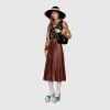 古驰/Gucci 皮革裙裤 605354_XNAIX_6058