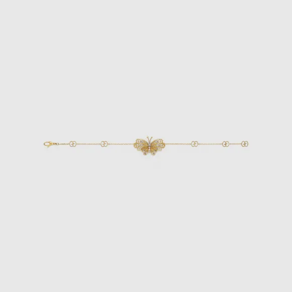 古驰/Gucci Le Marché des Merveilles 18k 手链606773-J8540-8000-小