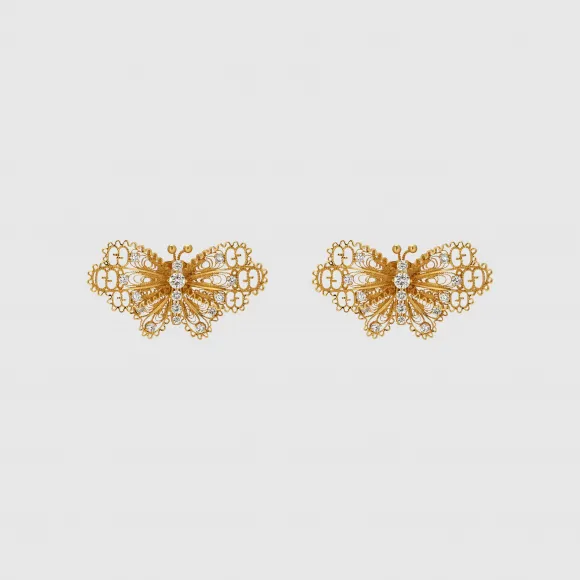 古驰/Gucci Le Marché des Merveilles 18k 耳环606805-J8540-8000-小