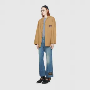 古驰/Gucci 饰Gucci Orgasmique棉质保龄球衫 621883_ZAAZM_2578