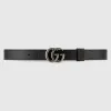 古驰/Gucci 双G带扣双面窄版腰带 643847-CAO2N-1062