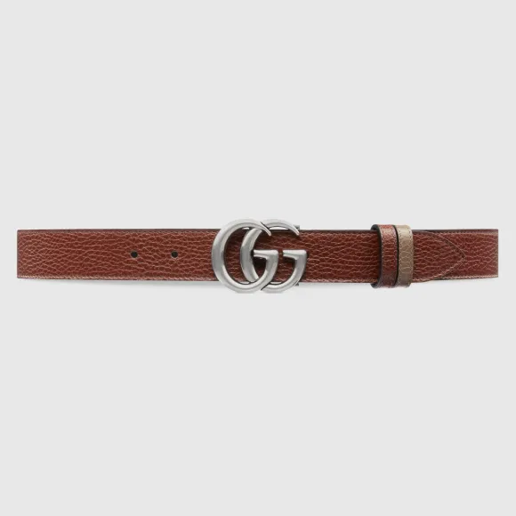 古驰/Gucci GG Marmont 双面细腰带 643847-CAO2N-6780