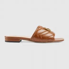 古驰/Gucci 女士双G凉拖 646169-BKO60-2535
