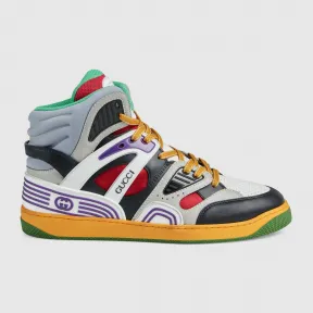 古驰/Gucci Gucci Basket男士高帮球鞋 661303-2SH90-1072 