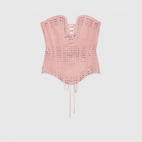 古驰/Gucci 水晶真丝束胸衣 671945-XUADU-5390 