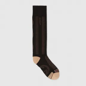 古驰/Gucci 互扣式双G棉混纺袜 675854-3GA10-1079 
