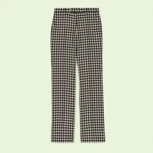 古驰/Gucci 格纹羊毛裤 685938-ZAJK1-9024 