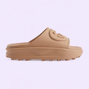 古驰/Gucci 女士Interlocking G滑块凉拖 692845-JF000-2526