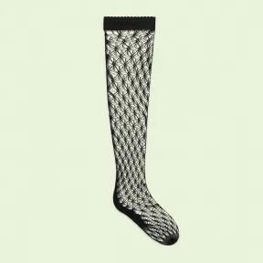 古驰/Gucci 菱形图案针织长袜 694593-3GADL-1000 